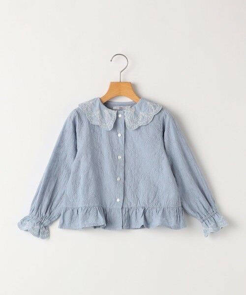 SHIPS / シップス シャツ・ブラウス | SHIPS KIDS:100〜130cm /刺繍 フリルカラー ブラウス | 詳細20