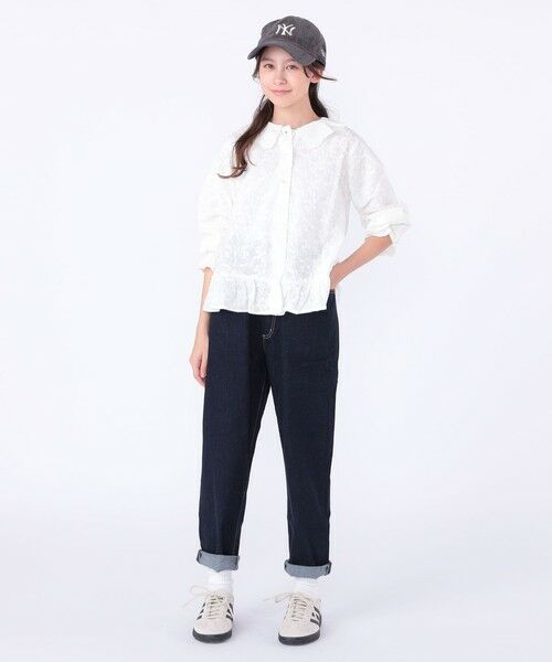 SHIPS / シップス シャツ・ブラウス | SHIPS KIDS:140〜150cm /刺繍 フリルカラー ブラウス | 詳細5