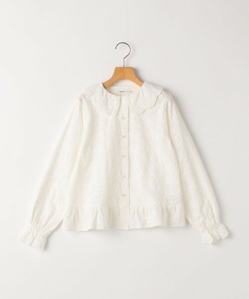 SHIPS / シップス シャツ・ブラウス | SHIPS KIDS:140〜150cm /刺繍 フリルカラー ブラウス | 詳細7
