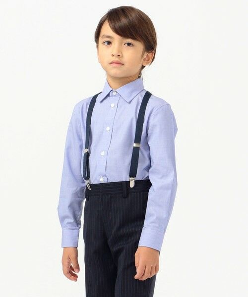 SHIPS / シップス Tシャツ | SHIPS KIDS:無地 レギュラーカラー シャツ(100〜130cm) | 詳細10