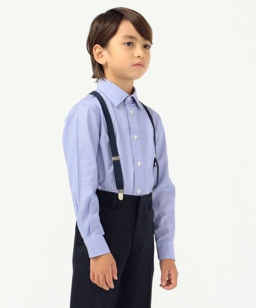 SHIPS / シップス Tシャツ | SHIPS KIDS:無地 レギュラーカラー シャツ(100〜130cm) | 詳細11