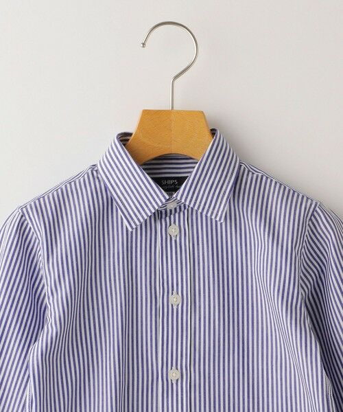 SHIPS / シップス Tシャツ | SHIPS KIDS:ストライプ レギュラーカラー シャツ(100〜130cm) | 詳細3