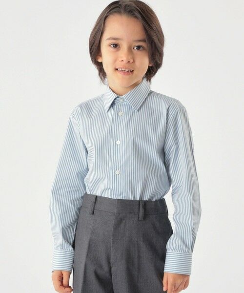 SHIPS / シップス シャツ・ブラウス | SHIPS KIDS:100〜130cm / ストライプ レギュラーカラー シャツ | 詳細4