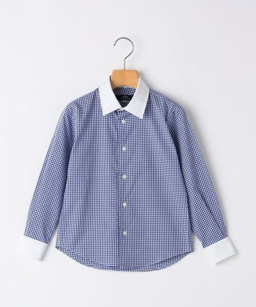 SHIPS / シップス シャツ・ブラウス | SHIPS KIDS:100〜130cm / ギンガム クレリック レギュラーカラー シャツ | 詳細13