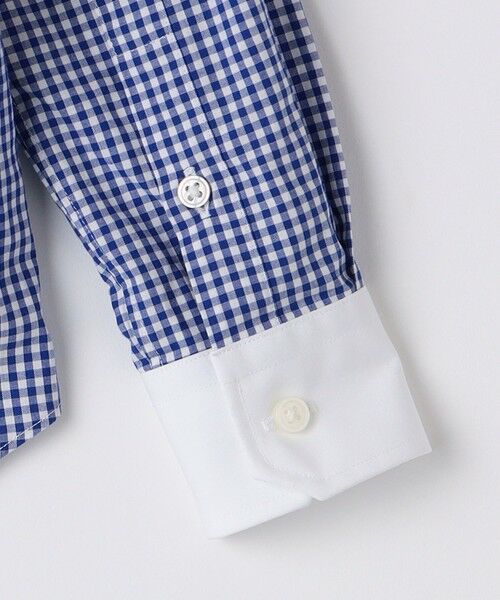 SHIPS / シップス シャツ・ブラウス | SHIPS KIDS:100〜130cm / ギンガム クレリック レギュラーカラー シャツ | 詳細17