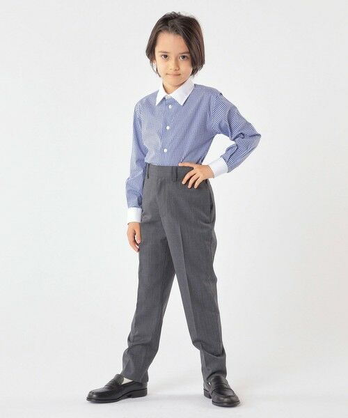 SHIPS / シップス シャツ・ブラウス | SHIPS KIDS:100〜130cm / ギンガム クレリック レギュラーカラー シャツ | 詳細4