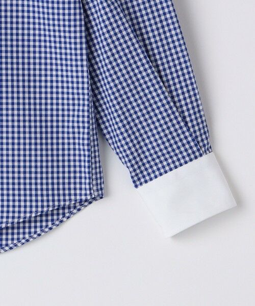 SHIPS / シップス シャツ・ブラウス | SHIPS KIDS:140〜160cm / ギンガム クレリック レギュラーカラー シャツ | 詳細3