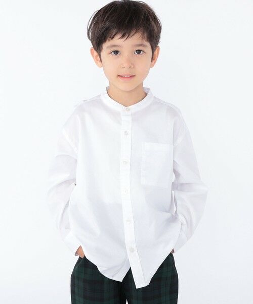 SHIPS / シップス シャツ・ブラウス | SHIPS KIDS:100〜130cm / オックスフォード バンドカラー シャツ | 詳細1