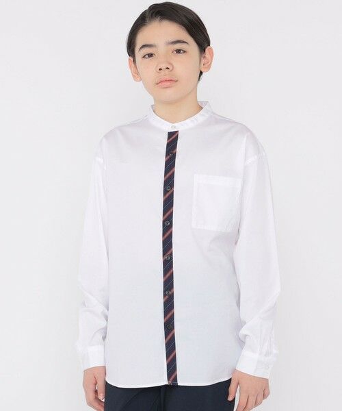 SHIPS / シップス シャツ・ブラウス | SHIPS KIDS:145〜160cm / オックスフォード バンドカラー シャツ | 詳細2