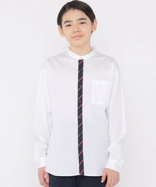 SHIPS / シップス シャツ・ブラウス | SHIPS KIDS:145〜160cm / オックスフォード バンドカラー シャツ | 詳細3