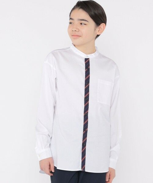 SHIPS / シップス シャツ・ブラウス | SHIPS KIDS:145〜160cm / オックスフォード バンドカラー シャツ | 詳細4