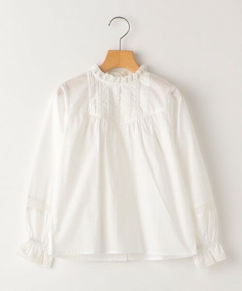 SHIPS / シップス シャツ・ブラウス | SHIPS KIDS:100〜130cm / レース ピンタック 長袖 ブラウス | 詳細10
