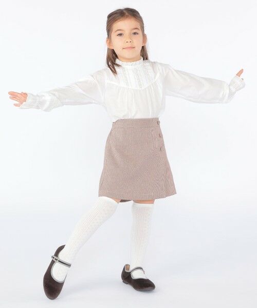 SHIPS / シップス シャツ・ブラウス | SHIPS KIDS:100〜130cm / レース ピンタック 長袖 ブラウス | 詳細6