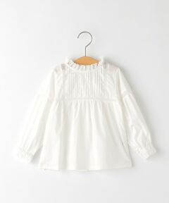 SHIPS / シップス シャツ・ブラウス | SHIPS KIDS:80〜90cm / レース ピンタック 長袖 ブラウス