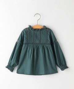 SHIPS / シップス シャツ・ブラウス | SHIPS KIDS:80〜90cm / レース ピンタック 長袖 ブラウス