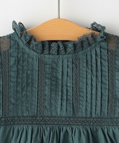 SHIPS / シップス シャツ・ブラウス | SHIPS KIDS:80〜90cm / レース ピンタック 長袖 ブラウス | 詳細3