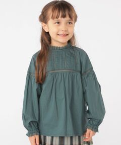 SHIPS / シップス シャツ・ブラウス | SHIPS KIDS:100〜130cm / レース ピンタック 長袖 ブラウス