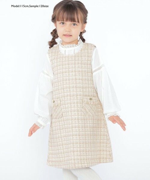 SHIPS / シップス シャツ・ブラウス | SHIPS KIDS:100〜130cm / レース ピンタック 長袖 ブラウス | 詳細9