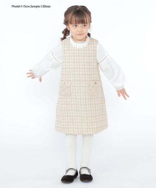 SHIPS / シップス シャツ・ブラウス | SHIPS KIDS:100〜130cm / レース ピンタック 長袖 ブラウス | 詳細10