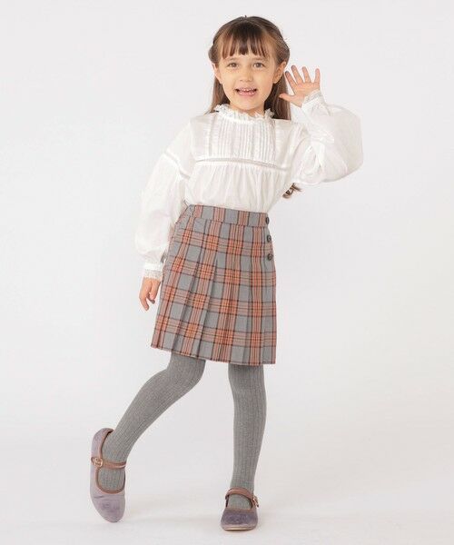SHIPS / シップス シャツ・ブラウス | SHIPS KIDS:100〜130cm / レース ピンタック 長袖 ブラウス | 詳細5