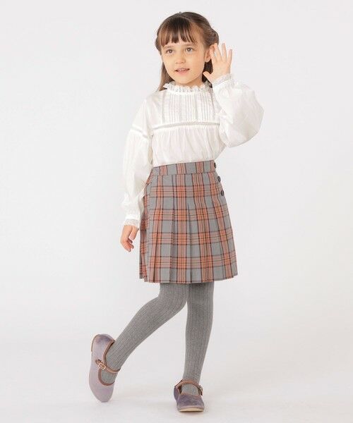 SHIPS / シップス シャツ・ブラウス | SHIPS KIDS:100〜130cm / レース ピンタック 長袖 ブラウス | 詳細6