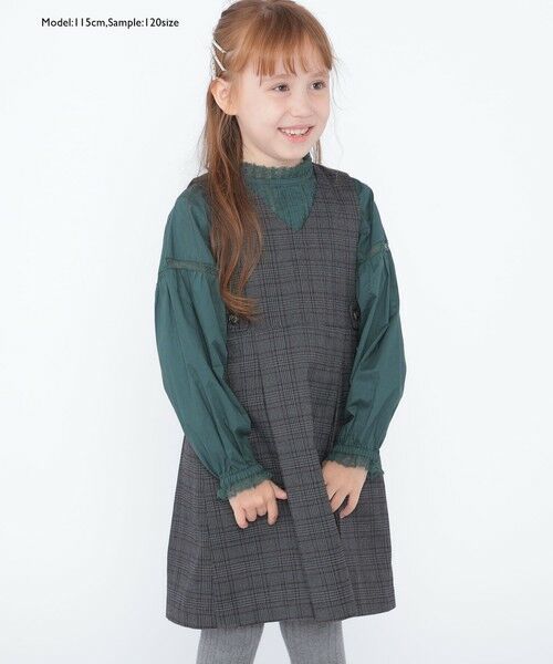 SHIPS / シップス シャツ・ブラウス | SHIPS KIDS:100〜130cm / レース ピンタック 長袖 ブラウス | 詳細28