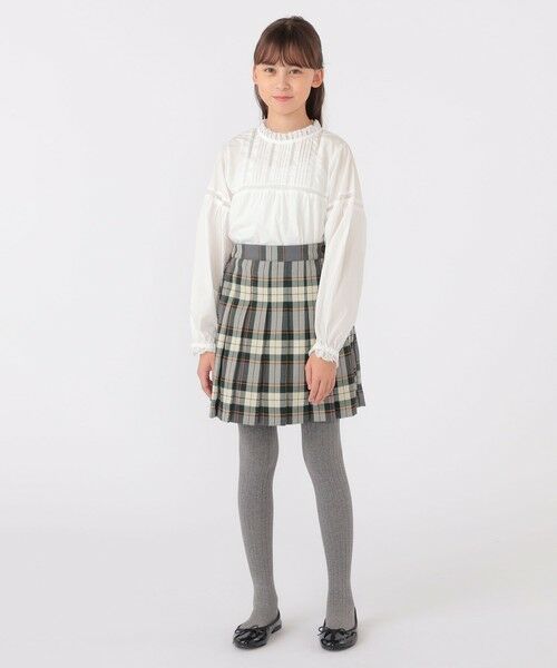 SHIPS / シップス シャツ・ブラウス | SHIPS KIDS:140〜150cm / レース ピンタック 長袖 ブラウス | 詳細3