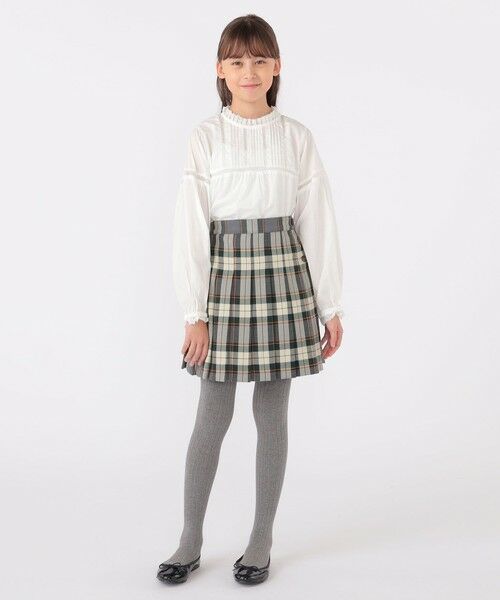 SHIPS / シップス シャツ・ブラウス | SHIPS KIDS:140〜150cm / レース ピンタック 長袖 ブラウス | 詳細4