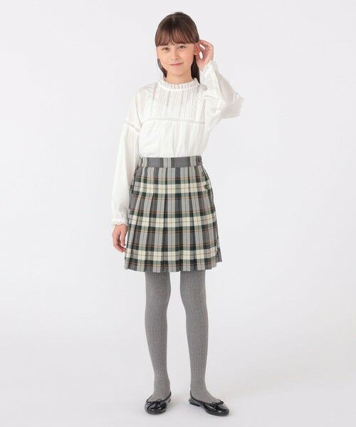 SHIPS / シップス シャツ・ブラウス | SHIPS KIDS:140〜150cm / レース ピンタック 長袖 ブラウス | 詳細6