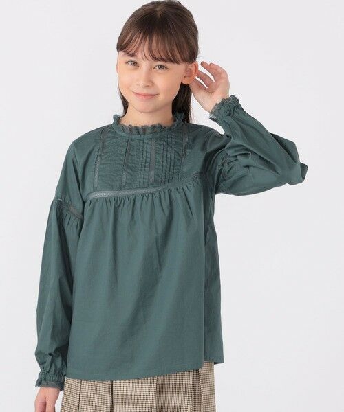 SHIPS / シップス シャツ・ブラウス | SHIPS KIDS:140〜150cm / レース ピンタック 長袖 ブラウス | 詳細27