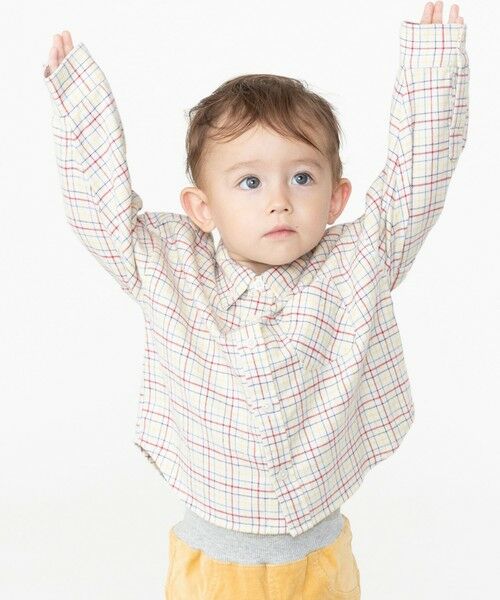SHIPS / シップス シャツ・ブラウス | SHIPS KIDS:80〜90cm / ネル チェック ボタンダウン シャツ | 詳細2