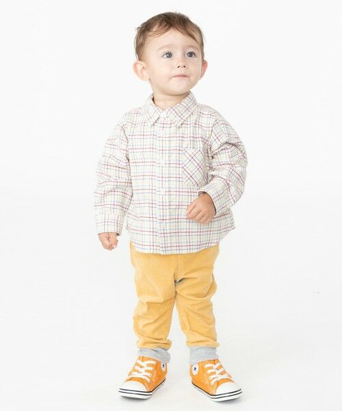 SHIPS / シップス シャツ・ブラウス | SHIPS KIDS:80〜90cm / ネル チェック ボタンダウン シャツ | 詳細3