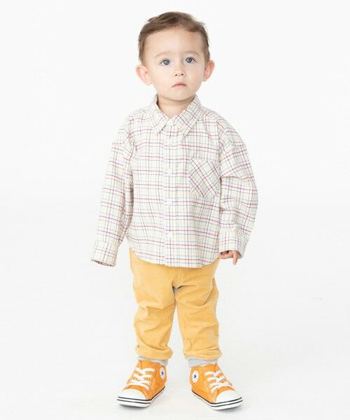 SHIPS / シップス シャツ・ブラウス | SHIPS KIDS:80〜90cm / ネル チェック ボタンダウン シャツ | 詳細4