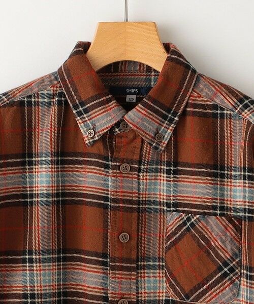 SHIPS / シップス シャツ・ブラウス | SHIPS KIDS:80〜90cm / ネル チェック ボタンダウン シャツ | 詳細12