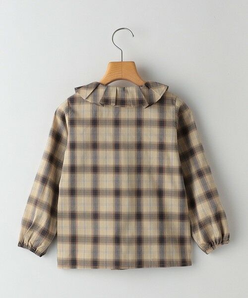 SHIPS / シップス シャツ・ブラウス | SHIPS KIDS:100〜130cm / プリーツ カラー 長袖 チェック ブラウス | 詳細11