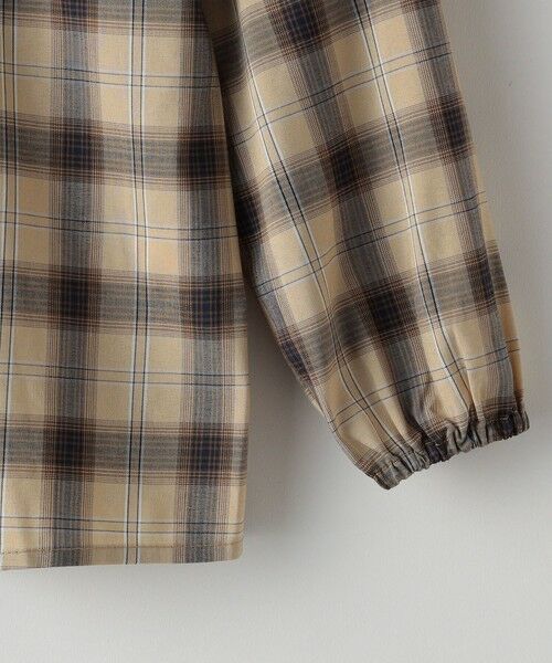 SHIPS / シップス シャツ・ブラウス | SHIPS KIDS:100〜130cm / プリーツ カラー 長袖 チェック ブラウス | 詳細13