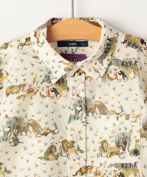 SHIPS / シップス シャツ・ブラウス | SHIPS KIDS:80〜90cm / リバティ プリント 長袖 シャツ | 詳細2