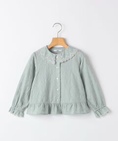 SHIPS / シップス シャツ・ブラウス | SHIPS KIDS:100〜130cm / 刺繍 カラー ブラウス