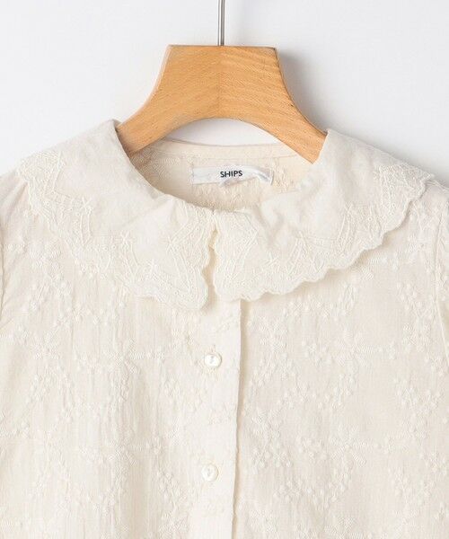 SHIPS / シップス シャツ・ブラウス | SHIPS KIDS:100〜130cm / 刺繍 カラー ブラウス | 詳細2