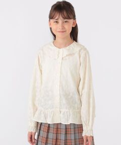 SHIPS / シップス シャツ・ブラウス | SHIPS KIDS:140〜150cm / 刺繍 カラー ブラウス