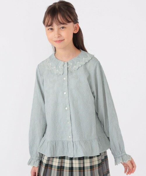 SHIPS / シップス シャツ・ブラウス | SHIPS KIDS:140〜150cm / 刺繍 カラー ブラウス | 詳細11