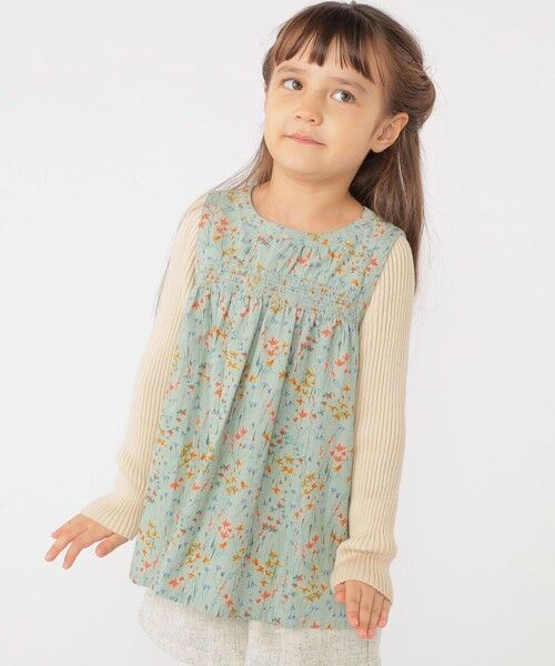 SHIPS / シップス シャツ・ブラウス | SHIPS KIDS:100〜130cm / コーデュロイ リブ レイヤード トップス | 詳細15