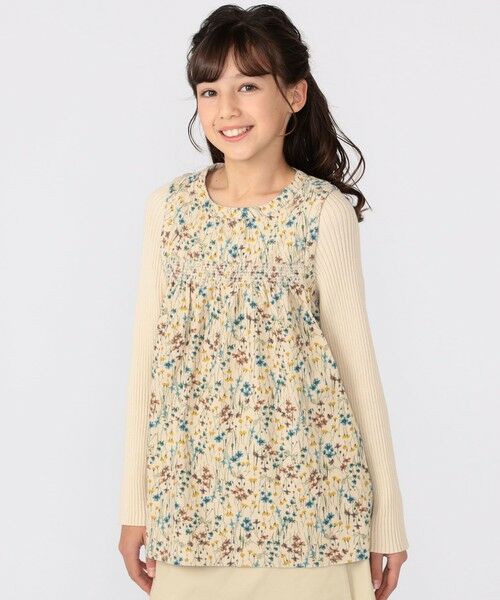 SHIPS / シップス シャツ・ブラウス | SHIPS KIDS:140〜150cm / コーデュロイ リブ レイヤード トップス | 詳細2