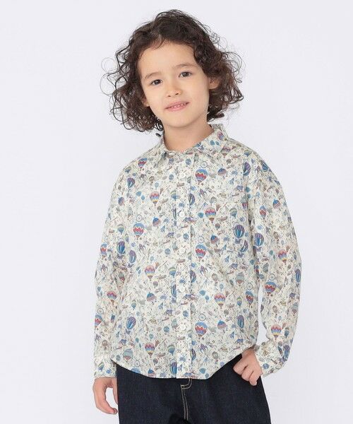 SHIPS / シップス シャツ・ブラウス | SHIPS KIDS:100〜130cm / リバティ プリント 長袖 シャツ | 詳細1