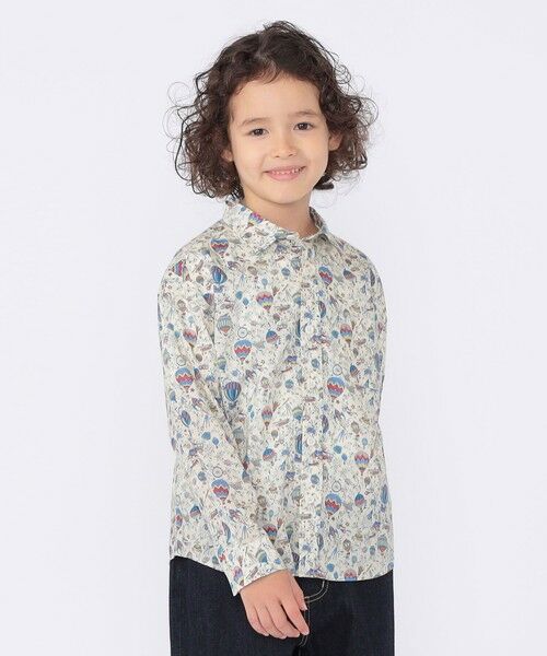 SHIPS / シップス シャツ・ブラウス | SHIPS KIDS:100〜130cm / リバティ プリント 長袖 シャツ | 詳細2