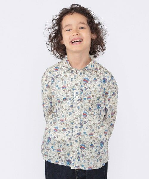 SHIPS / シップス シャツ・ブラウス | SHIPS KIDS:100〜130cm / リバティ プリント 長袖 シャツ | 詳細3