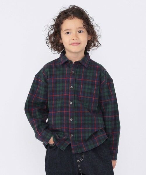 SHIPS / シップス シャツ・ブラウス | SHIPS KIDS:100〜130cm / ネル チェック シャツ | 詳細1