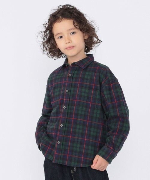 SHIPS / シップス シャツ・ブラウス | SHIPS KIDS:100〜130cm / ネル チェック シャツ | 詳細4