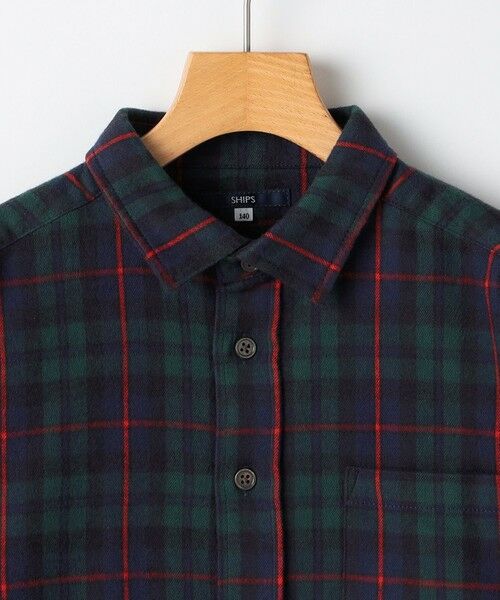 SHIPS / シップス シャツ・ブラウス | SHIPS KIDS:140〜160cm / ネル チェック シャツ | 詳細2