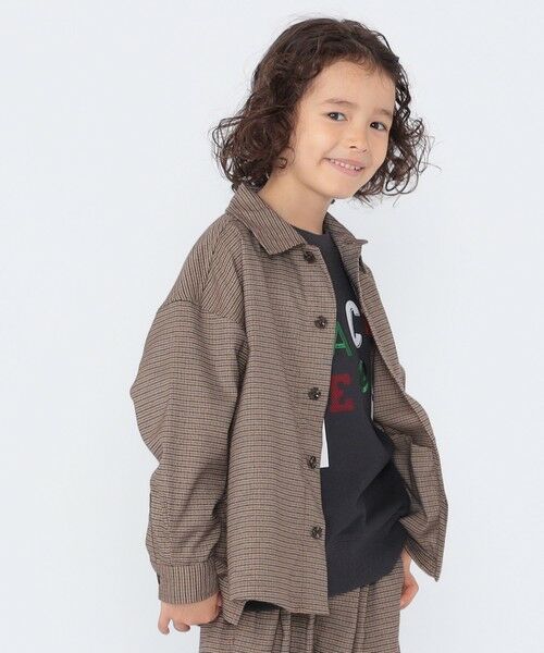 SHIPS / シップス シャツ・ブラウス | SHIPS KIDS:100〜130cm / 千鳥柄 チェック シャツ アウター | 詳細1